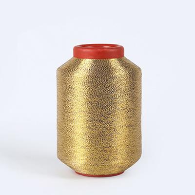 China High Tenacity Metal Thread Gold Metallic Embroidery Thread Metallic Yarn For Weaving for sale