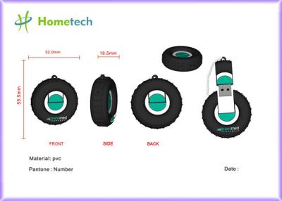 China O PVC monta pneus a alta velocidade personalizada 2,0 do bolso 8GB da movimentação do flash de USB à venda