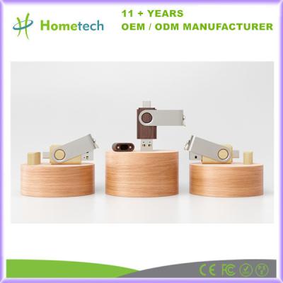 China Twister Wood Bamboo Walnut Maple Type C USB 3.0 Pen Drive OTG USB 2.0 Flash Drive for sale