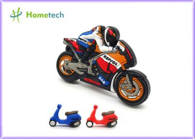 China Memoria USB tamaño pequeño de la motocicleta de la promoción, disco plástico suave de memorias USB/U del coche de Moto en venta