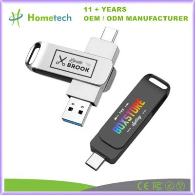 Cina Alta velocità 500 MB/s Metal Waterproof USB C Flash Drive Waterproof Grande capacità in vendita