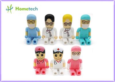 Chine Mini bande dessinée pendrive d'infirmière de docteur des lecteurs 64gb d'USB de caractère de cadeau à vendre