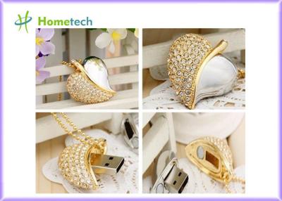 China Crystal Heart USB Flash Drive Full Capacity Real 2GB 4GB 8GB 16GB 32GB Memory for sale