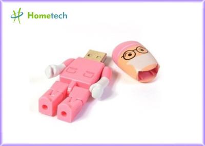 Cina Nuovi azionamento istantaneo 4GB 8GB del usb 2,0 rosa di plastica del carattere in vendita