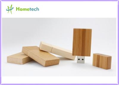 China Customized Rectangle 4GB Storage Wood USB Flash Drive USB 2.0 Sticks 11 MB/s for sale