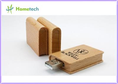 China Seguridad 4GB, 8GB, 32GB memorias USB de madera del libro USB con alta transferencia de datos en venta