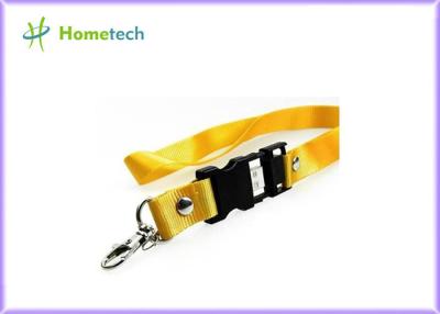 China 16GB High Capacity Lanyard USB Flash Drives / Portable Stick Drive U Disk for sale