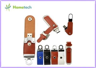 China Leder Pendrive 64GB 128GB Flash-Speicher-Stock USBs greller Hochgeschwindigkeitsscheiben-32GB zu verkaufen