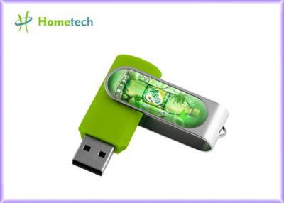 Cina Il disco su misura della parte girevole U, bastoni di USB di torsione con l'armatura/la luce di alluminio LED accetta 1 paypal - 64GB in vendita