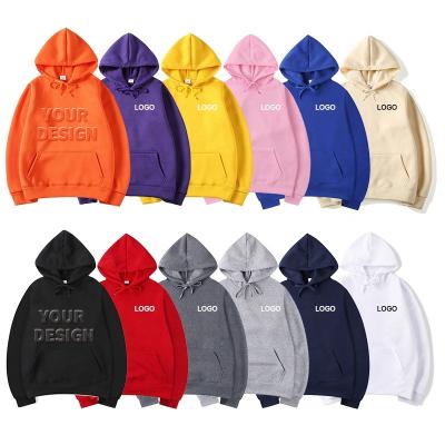 China Custom Breathable Casual Blank Organic Cotton Hoodies Vestidosv Soft Logo Embossed 3d Unisex Basics Basics for sale