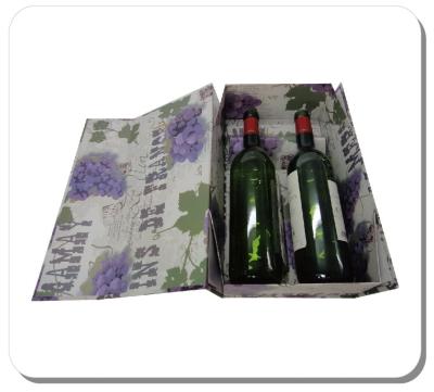 China double bottles wine box for sale