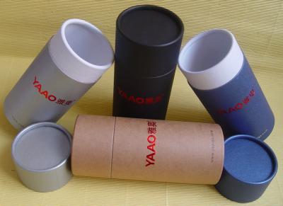 China Custom printed paper cardboard cylinder wine packaging paper tube box for sale