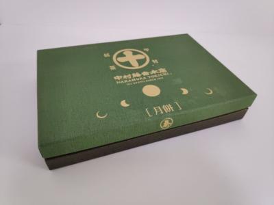 China Elegant customized special colored paper packaging gift box with middle wall for sale