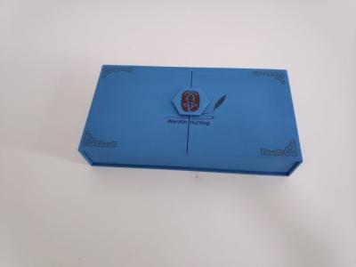 China Customized bookstyle rigid paper packaging box with magnetics for sale