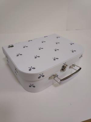 China Luxury custom design paper cardboard suitcase for cosmetic packaging for sale