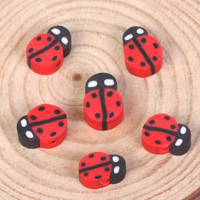 China Animal Polymer Clay Beads Handmade Bulk Spacer Polymer Clay Beads Unicorn Owl Ladybug Bear Elephant Totoro Ceramic Cartoon C591 for sale