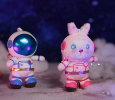 China Bunny Astronaut Series Spaceman Spaceship Bag Accessories Soft Stuffed Plush Toys Keychain Key Chain for sale