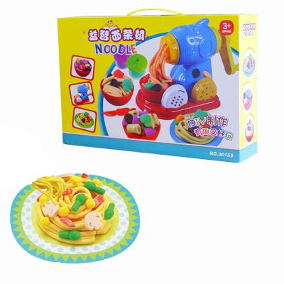 China Diy Clay Kids Toys Playdough Tool Soft Noodles Making Machine Slaim Clay Tools Playdough Set Kitchen Water Mud for sale