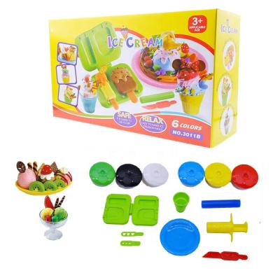 China Diy Clay Kitchen Toys Science Play Plasticine Clay Toys Children Soft Educational Playdough Set Other Toys for sale