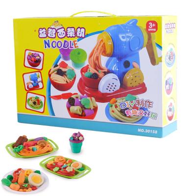 China Diy Clay Kids Toys Elmers Soft Noodles Making Machine Poopsie Mud Playdough Set Kitchen for sale