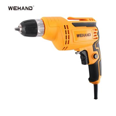 China New Product WEHAND Competitive Price 10mm Mini Hand Electric Performer Cordless Steel Drill for sale