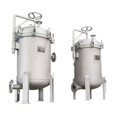 China Factory durable pp bag filter housing water treatment, bag sludge filter with pressure vessel for sale