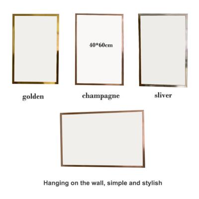 China Mordern and Fashion Style Living Room Wall Mirror Single Mirror Single View Mirror Wholesale Dressing Gold for sale