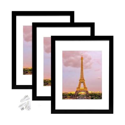 China Europe Amazon Fashion 7 PCS/SET Picture Frame Decor Wooden Wall Collage Kit 5x7 Wholesale Home Photo Frame Set Memorial Gifts Portafotos for sale