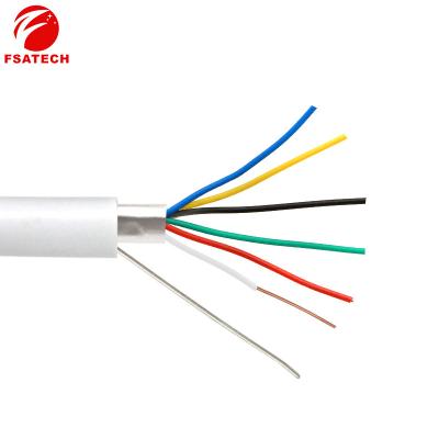 China Other FSATECH Best Price Multi 6 Core Alarm Cable Solid Failed Line Shielded Alarm Cable for sale