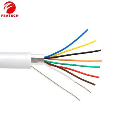 China Other Fsatech Best Diameter 4.32mm Solid Stranded 8 Core PVC Security Alarm Electrical Cable for sale