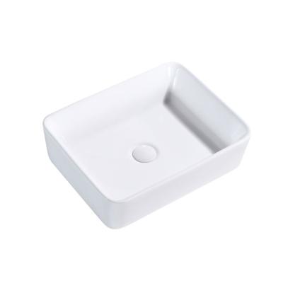 China Modern Style Luxury Modern Detail Form White Ceramic Bathroom Countertops Art Basin Sinks for sale