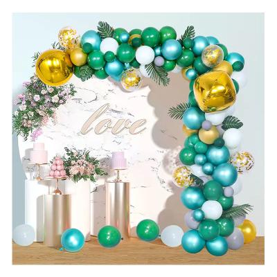 China Garland Kit Party Supplies Balloons White Gold Black Latex Balloon Arch Decoration For Birthday Wedding Baby Shower Christmas New Year for sale