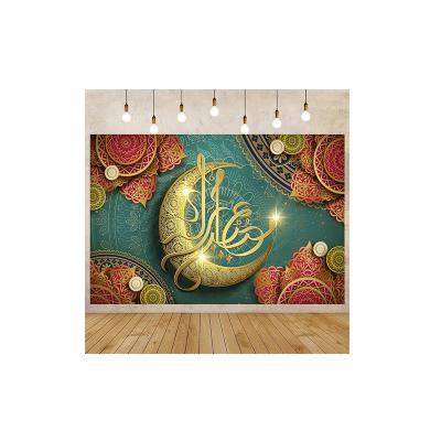 China Muslim Amazon Banner Festival Background Ramadan Theme Party Decorative Vinyl Cloth for sale