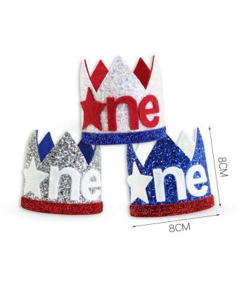 China China factory wholesale high quality one year anniversary crown of nonwoven fabric wedding head crown for sale