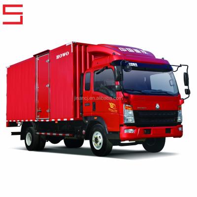 China SINOTRUK HOWO 5TON 6TON 7TON 4X2 VAN LIGHT CARGO TRUCK 5995*2200*3550 for sale