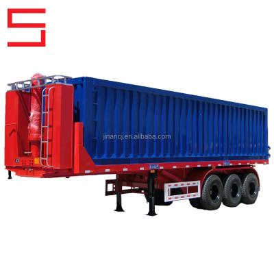 China Cheap Price 2/3 Axles Truck Trailer 40-50 Tons Rear Dump Flatbed Tipper Semi Trailer For Sand And Stone for sale