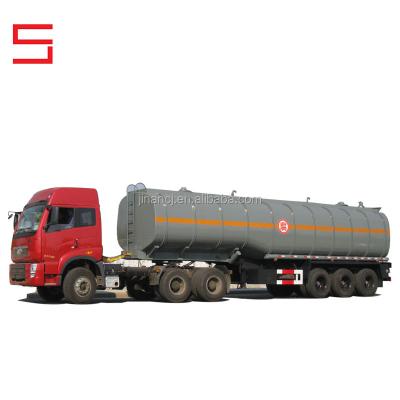 China Cheap price aluminum alloy tanker 3 axle truck trailer 45000 liters fuel tank semi trailer for sale for sale