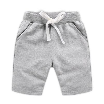 China Children's clothing anti-pilling cotton shorts solid color five-point knitted children's summer new products Korean casual waist pants pants for sale