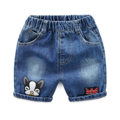 China Viable Baby Shorts Boys Denim Shorts Cartoon Dog The Hole Baby Ripped Short Jeans Pants Summer Kids Jeans Pants Toddler Infant Clothes for sale