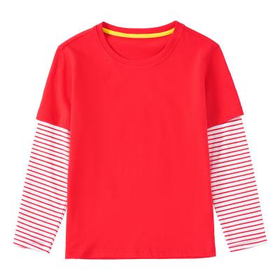 China 2021 spring new Korean anti-pilling children's long-sleeved sweater, children's casual pegging shirt for sale