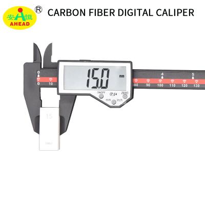 China Carbon Fiber Digital Caliper Measuring Tool Inch/MM/Fractions, Vernier Calipers 6 Inch Electronic Gauge for sale