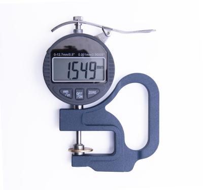 China ABS 0-12.7mm Thickness Gauge Micrometer Digital Electronic Thickness Meter 0.001mm Depth Tester for sale