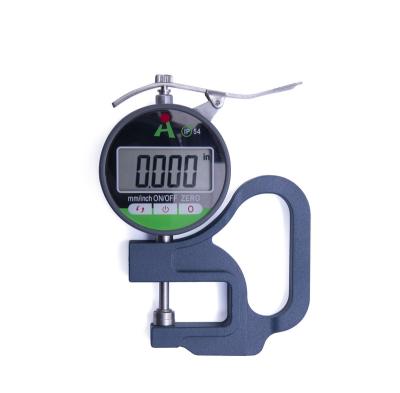 China ABS 0-12.7mm Thickness Gauge Micrometer Digital Electronic Thickness Meter 0.01mm Depth Tester for sale