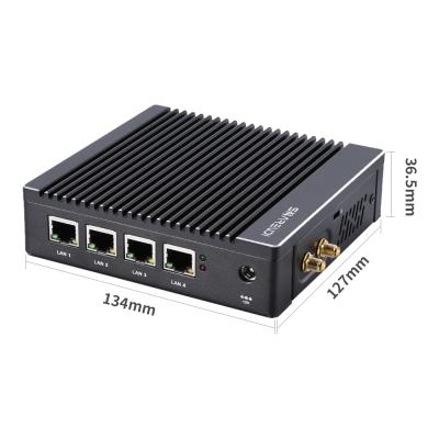 China Low cost pfsense firewall vpn hardware with sim slot K6 celeron quad core for sale