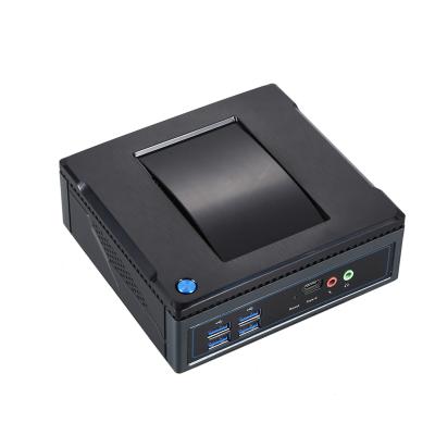 China Digital signage/POS/Kiosk PRO Mini Serious X86 Core I3 5005U 7020U AMD A6 Support 8500B 4K PC Commercial Grade Video Mini Computer for sale