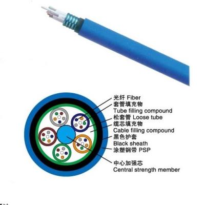 China stranded loose tube mining flame-retardant optical fiber cable  for duct for sale