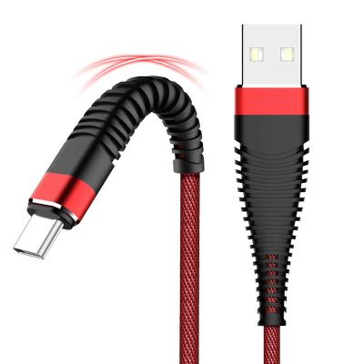 China For Samsung MacBook USB Fast Charging Cable 3A USB C Type C Nylon Braided Cable For Samsung Galaxy S20 S10 S9 S8 for sale