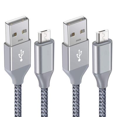 China For Samsung Phone Game USB Cable Android Charger 1M Durable Nylon Braided Fast Data Cord Micro USB Charging Cable For Kindle Samsung Galaxy S7 for sale