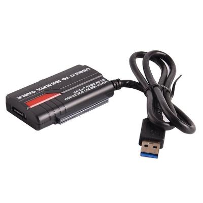 China For Hard Drive USB 3.0 to External IDE SATA Converter Hard Drive Adapter for Universal 2.5/3.5 HDD/SSD Hard Drive Disk with 12V/ 2A Power Adapte for sale