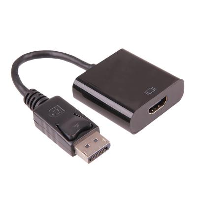 China COMPUTER DisplayPort to HDTV Cable Gold Plated DP Displayport to H-D-M Adapter Male to Female Converter Compatible for Lenovo Dell HP for sale